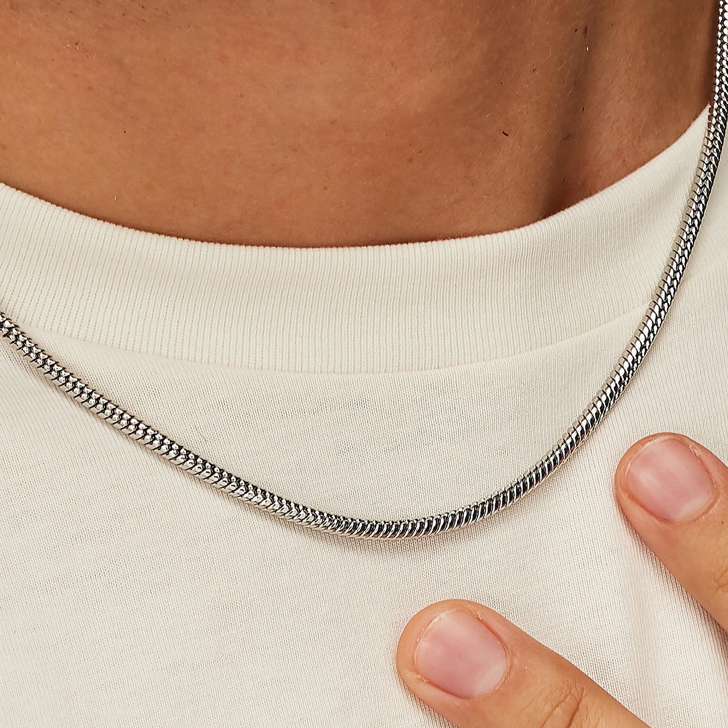 Collar Riptide cadena de serpiente