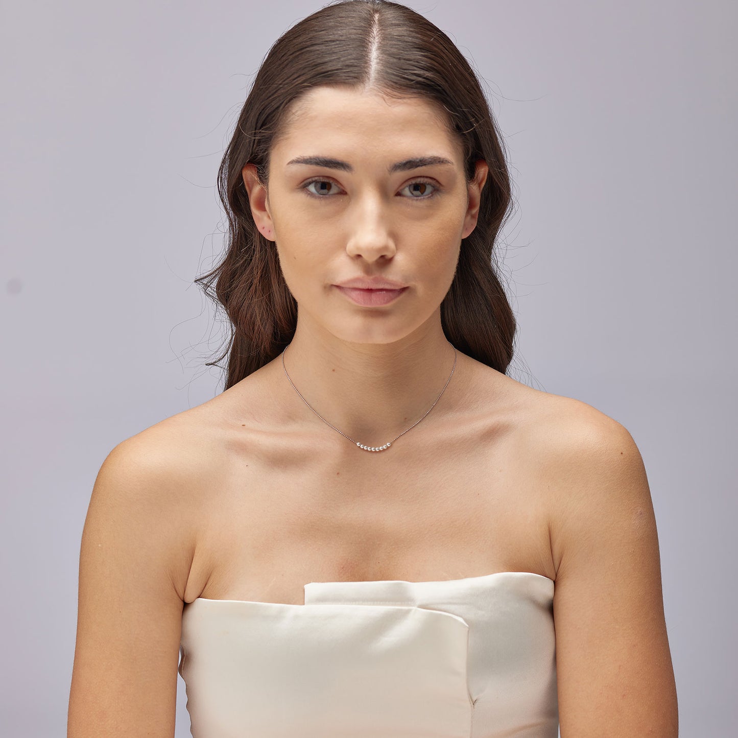 Collar Fancy con perlas centrales