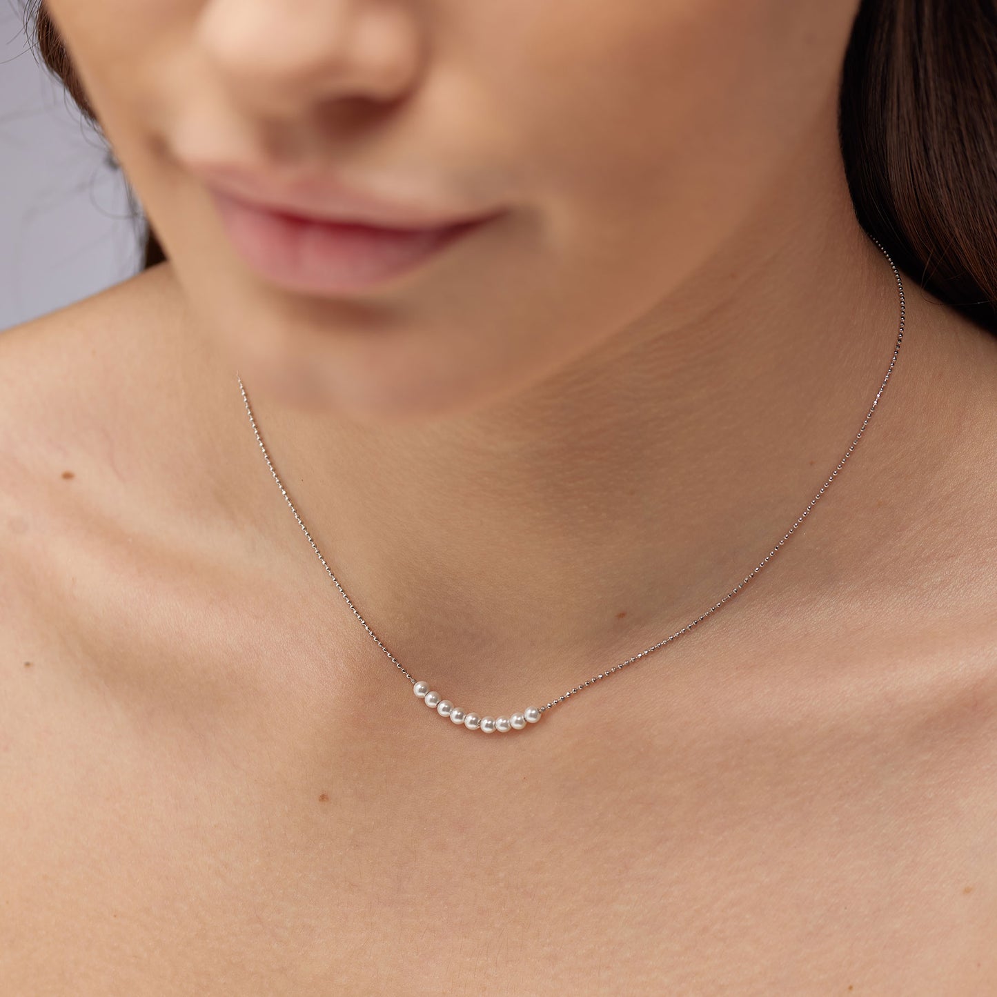Collar Fancy con perlas centrales
