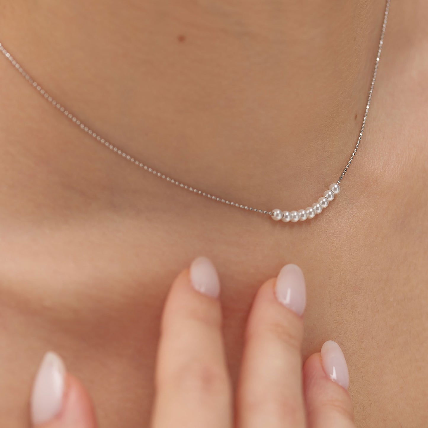 Collar Fancy con perlas centrales