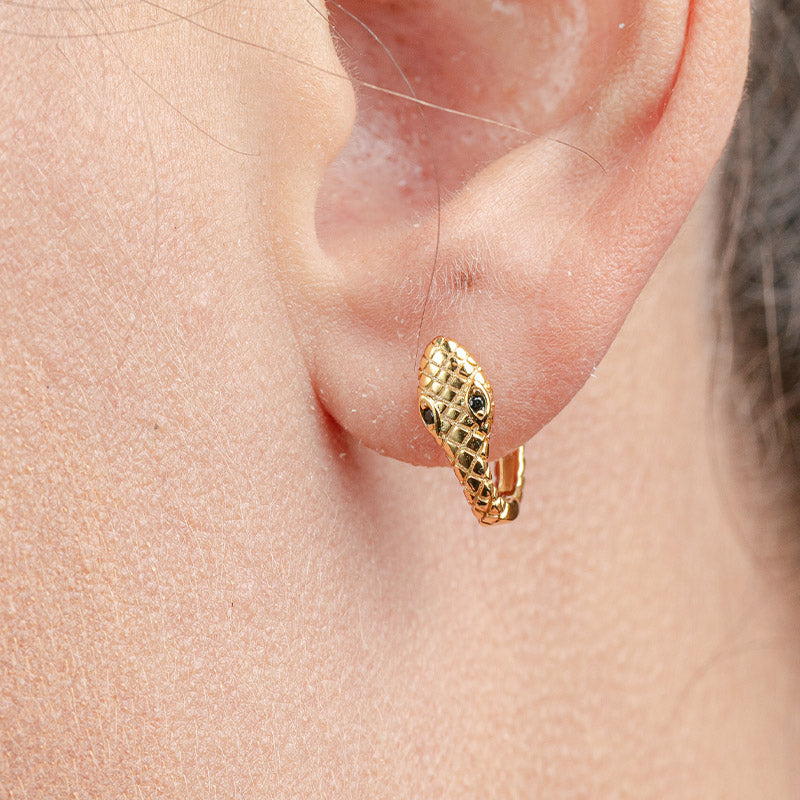 Aretes Serpiente