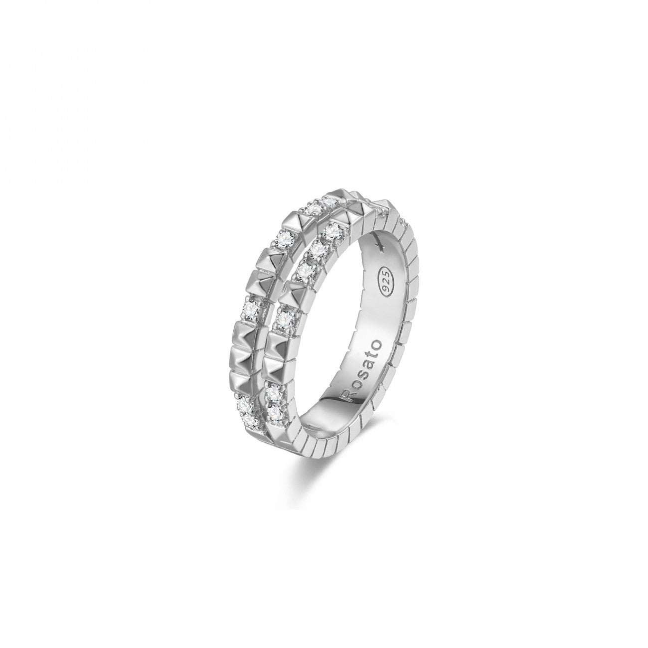 Anillo doble Cubica