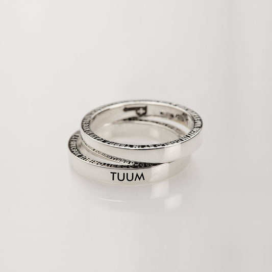 Anillo Numero Due plata 925 rodiada